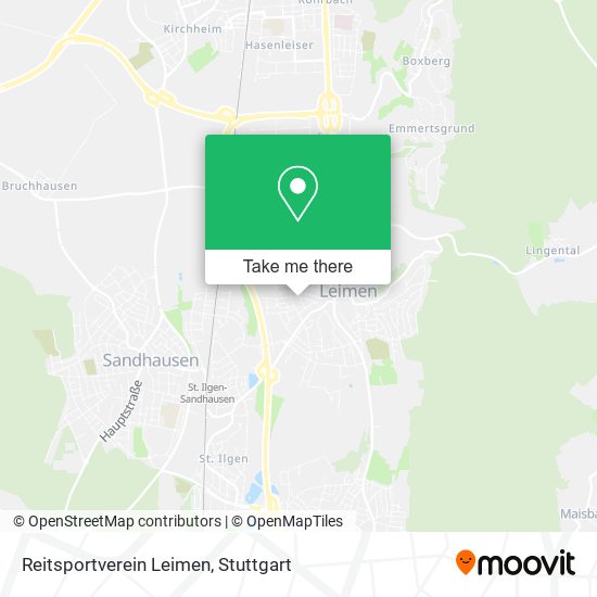 Reitsportverein Leimen map