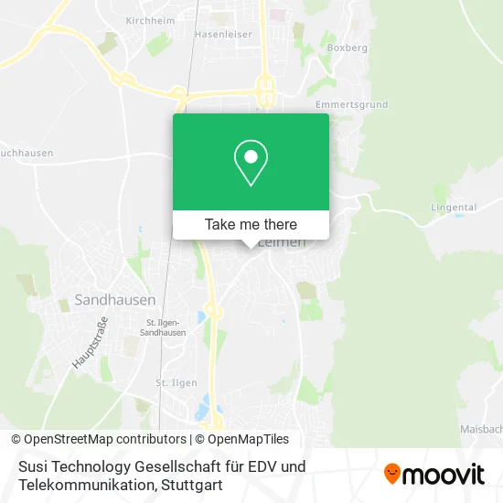 Карта Susi Technology Gesellschaft für EDV und Telekommunikation