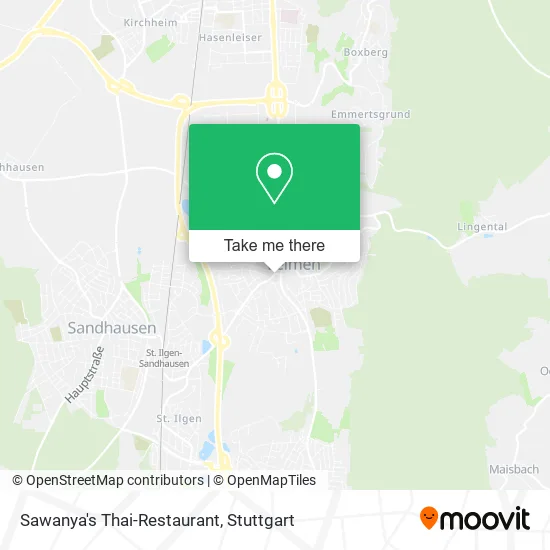 Карта Sawanya's Thai-Restaurant