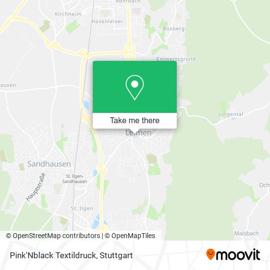 Pink'Nblack Textildruck map