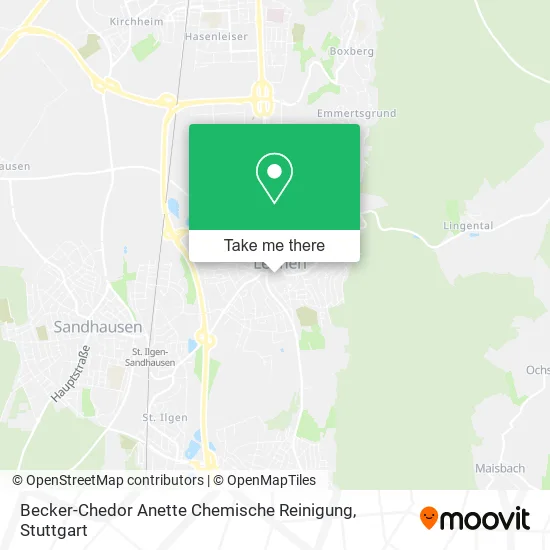 Карта Becker-Chedor Anette Chemische Reinigung