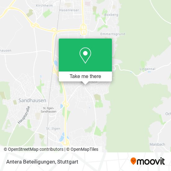 Antera Beteiligungen map