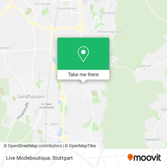 Live Modeboutique map