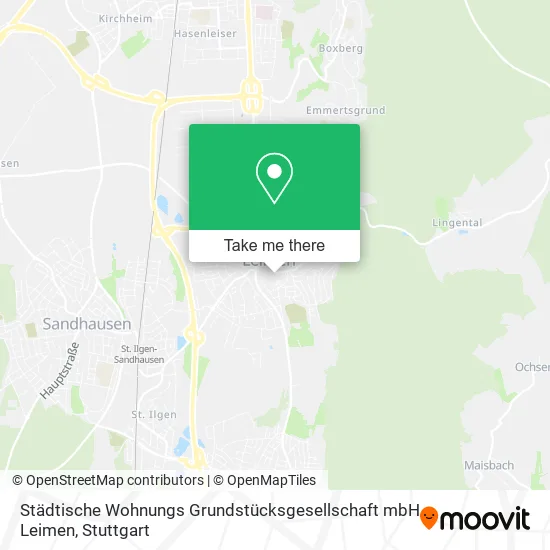 Карта Städtische Wohnungs Grundstücksgesellschaft mbH Leimen
