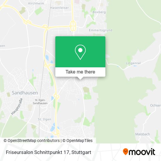 Friseursalon Schnittpunkt 17 map