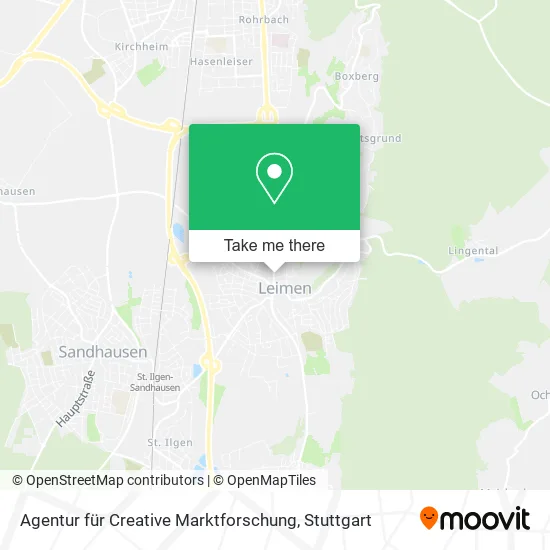 Карта Agentur für Creative Marktforschung