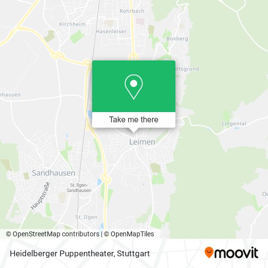 Heidelberger Puppentheater map