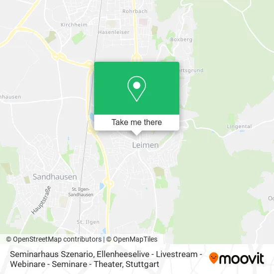 Карта Seminarhaus Szenario, Ellenheeselive - Livestream - Webinare - Seminare - Theater