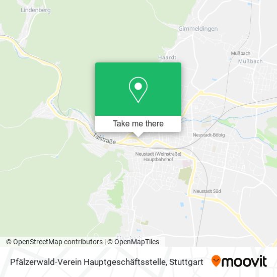 Pfälzerwald-Verein Hauptgeschäftsstelle map
