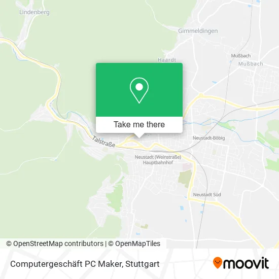 Карта Computergeschäft PC Maker