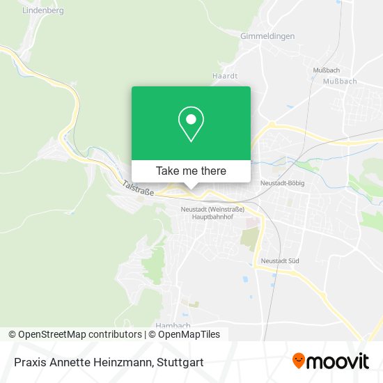 Praxis Annette Heinzmann map