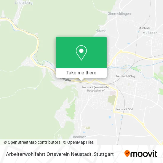 Карта Arbeiterwohlfahrt Ortsverein Neustadt