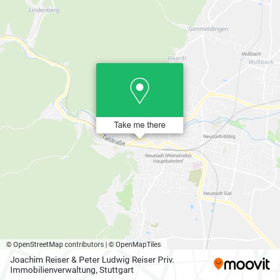 Joachim Reiser & Peter Ludwig Reiser Priv. Immobilienverwaltung map