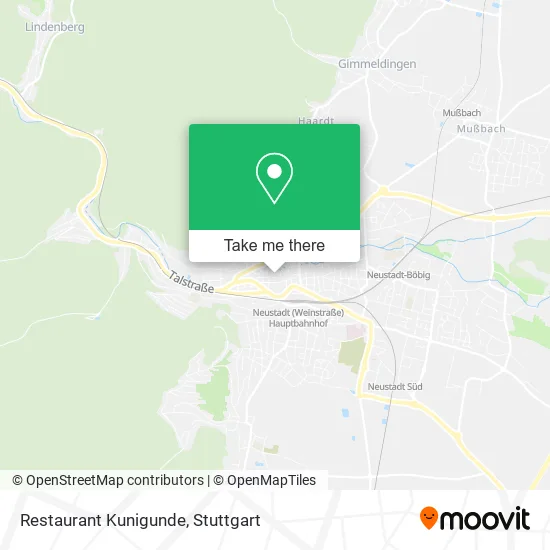 Карта Restaurant Kunigunde