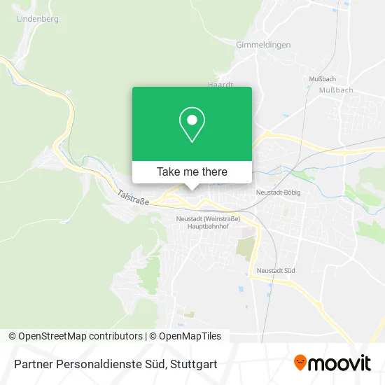 Карта Partner Personaldienste Süd