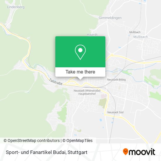 Sport- und Fanartikel Budai map