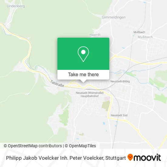 Карта Philipp Jakob Voelcker Inh. Peter Voelcker