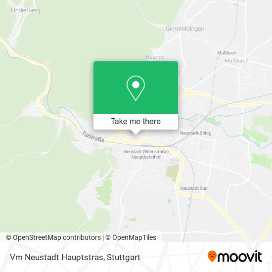 Карта Vm Neustadt Hauptstras
