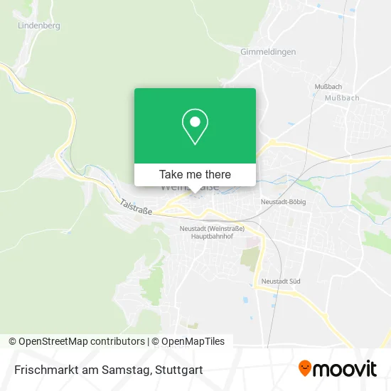 Карта Frischmarkt am Samstag