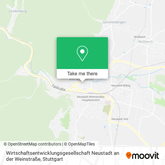 Карта Wirtschaftsentwicklungsgesellschaft Neustadt an der Weinstraße