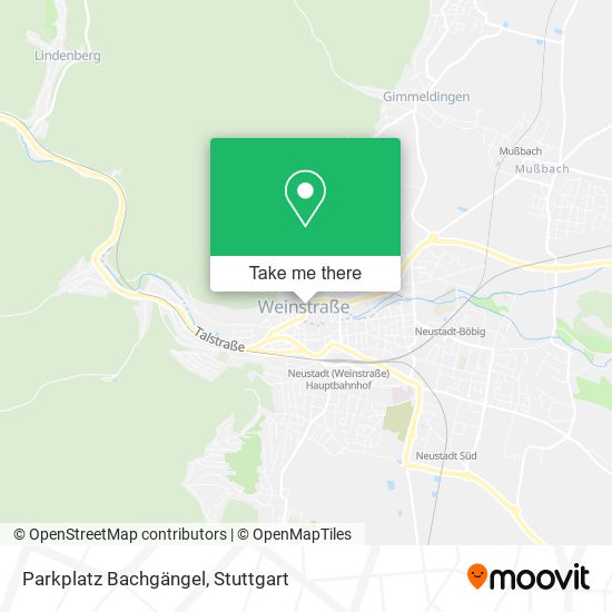 Parkplatz Bachgängel map