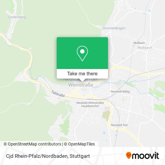 Cjd Rhein-Pfalz/Nordbaden map