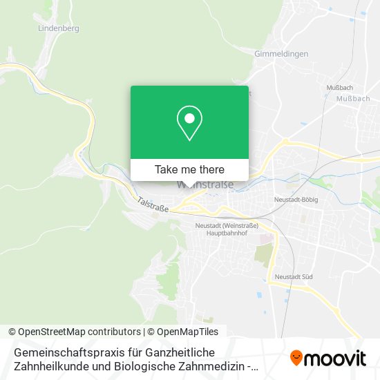 Gemeinschaftspraxis für Ganzheitliche Zahnheilkunde und Biologische Zahnmedizin - Neustadt / W. map