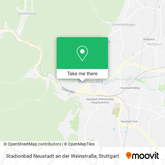 Карта Stadionbad Neustadt an der Weinstraße