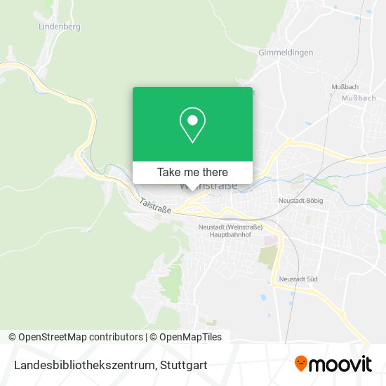 Landesbibliothekszentrum map