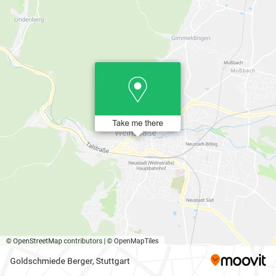 Карта Goldschmiede Berger