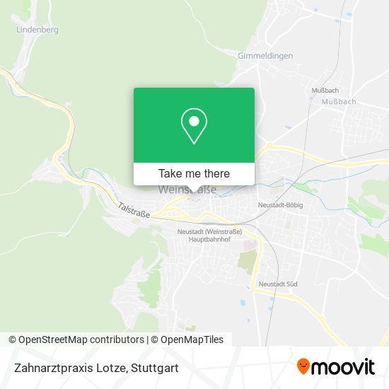 Карта Zahnarztpraxis Lotze