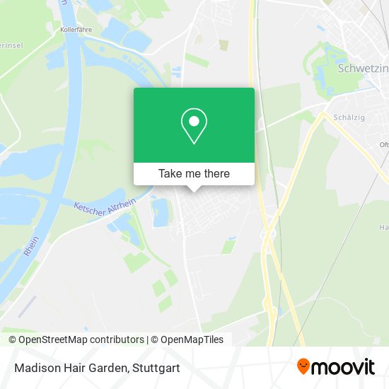 Madison Hair Garden map