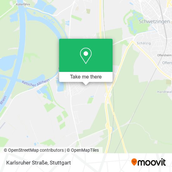 Карта Karlsruher Straße