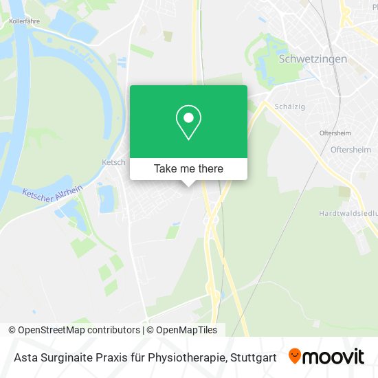 Карта Asta Surginaite Praxis für Physiotherapie