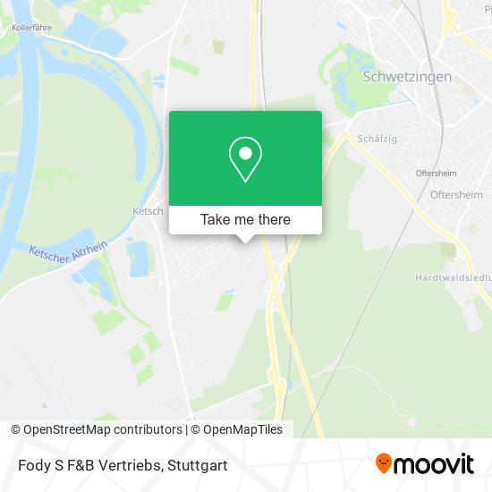 Fody S F&B Vertriebs map