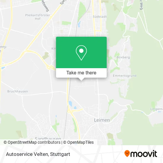 Карта Autoservice Velten
