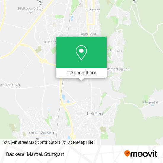 Bäckerei Mantei map