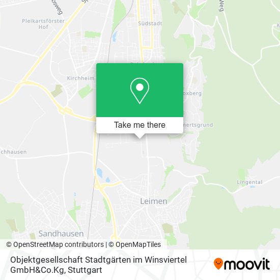 Objektgesellschaft Stadtgärten im Winsviertel GmbH&Co.Kg map