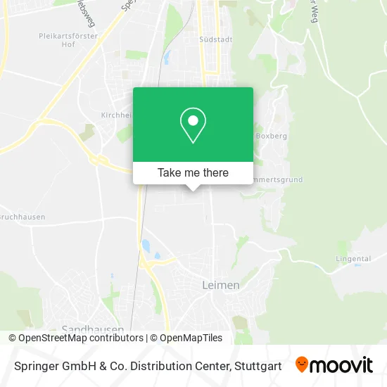 Карта Springer GmbH & Co. Distribution Center
