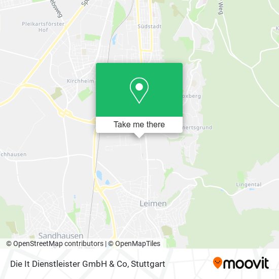 Die It Dienstleister GmbH & Co map