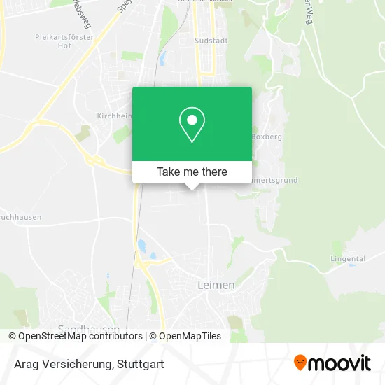 Карта Arag Versicherung