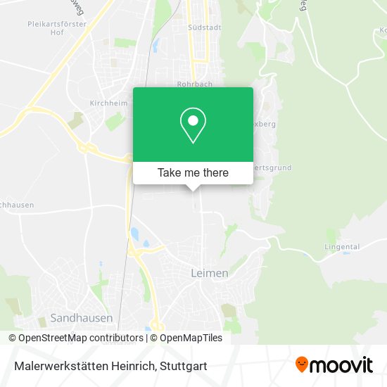 Malerwerkstätten Heinrich map