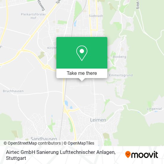 Airtec GmbH Sanierung Lufttechnischer Anlagen map