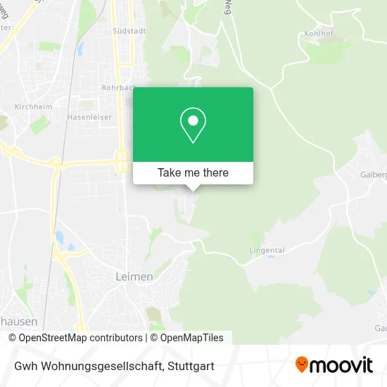 Gwh Wohnungsgesellschaft map