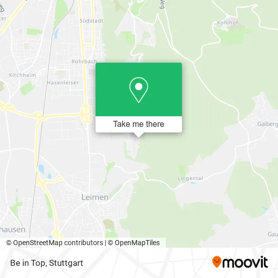 Карта Be in Top