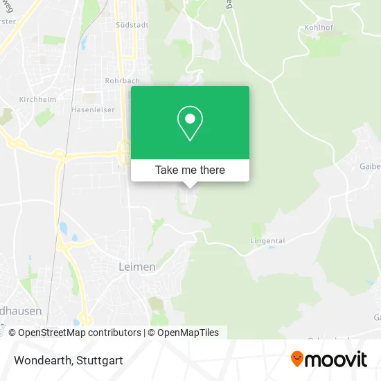 Карта Wondearth