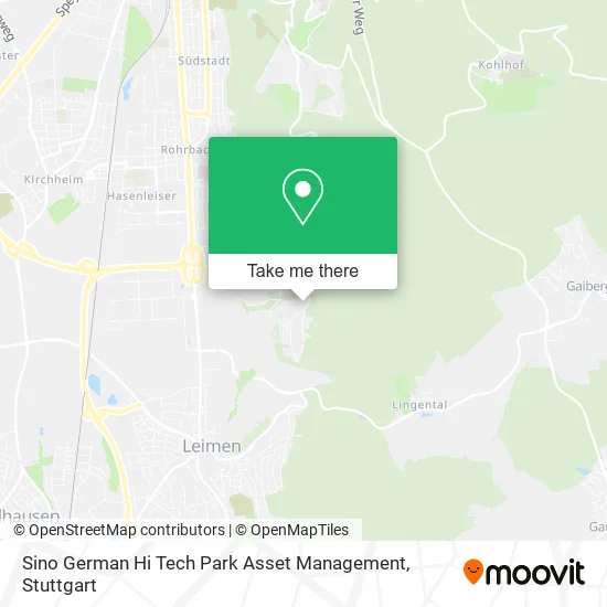Карта Sino German Hi Tech Park Asset Management