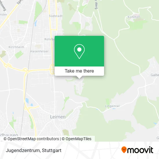 Карта Jugendzentrum