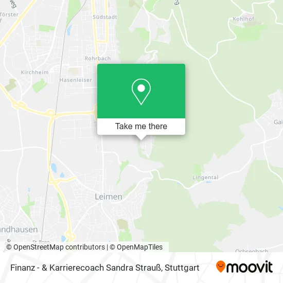 Карта Finanz - & Karrierecoach Sandra Strauß