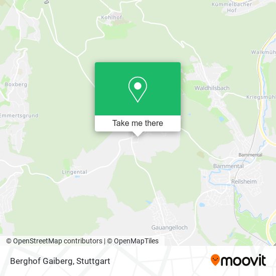 Карта Berghof Gaiberg